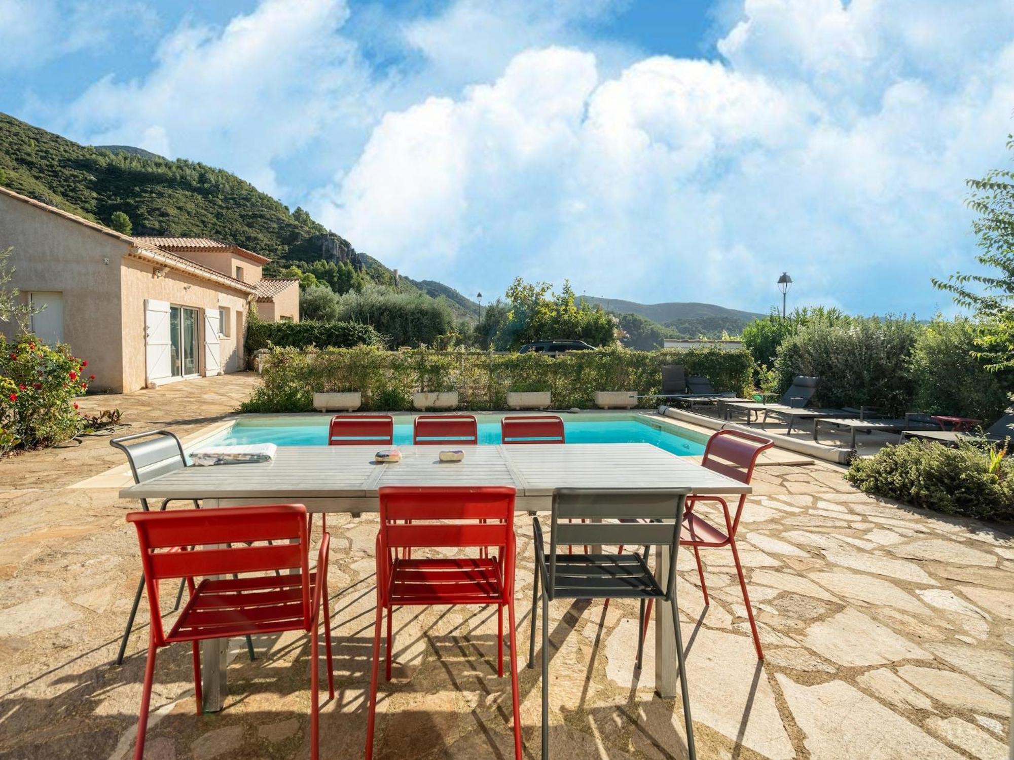 House In The South Of France With Private Pool Villa Roquebrun Ngoại thất bức ảnh